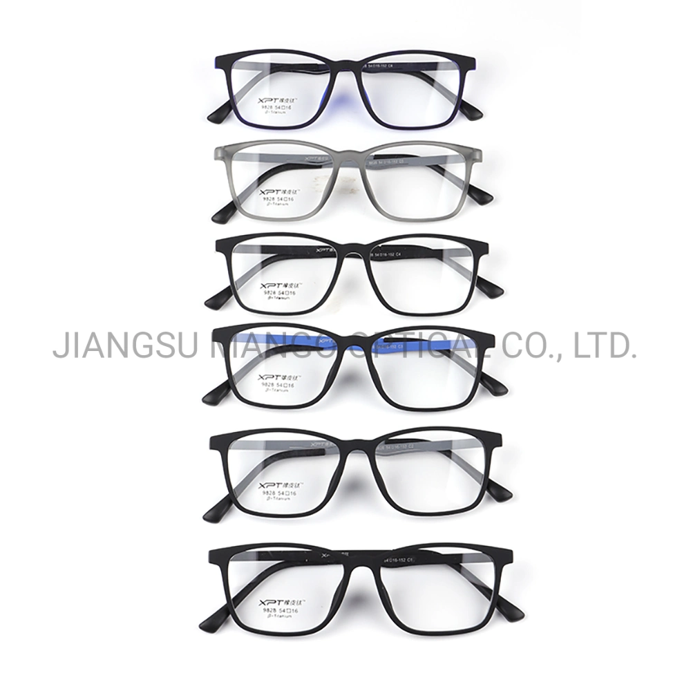 OEM Optical Glasses Casual Easy Rubber Titanium Eyewear Eyeglass Frame