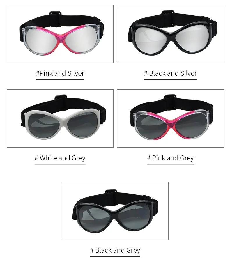 OEM Pet Accessories Sunglasses Cool Lovely Pet Cat Sunglasses Funny Pet Metal Cat and Dog Eye Sunglasses