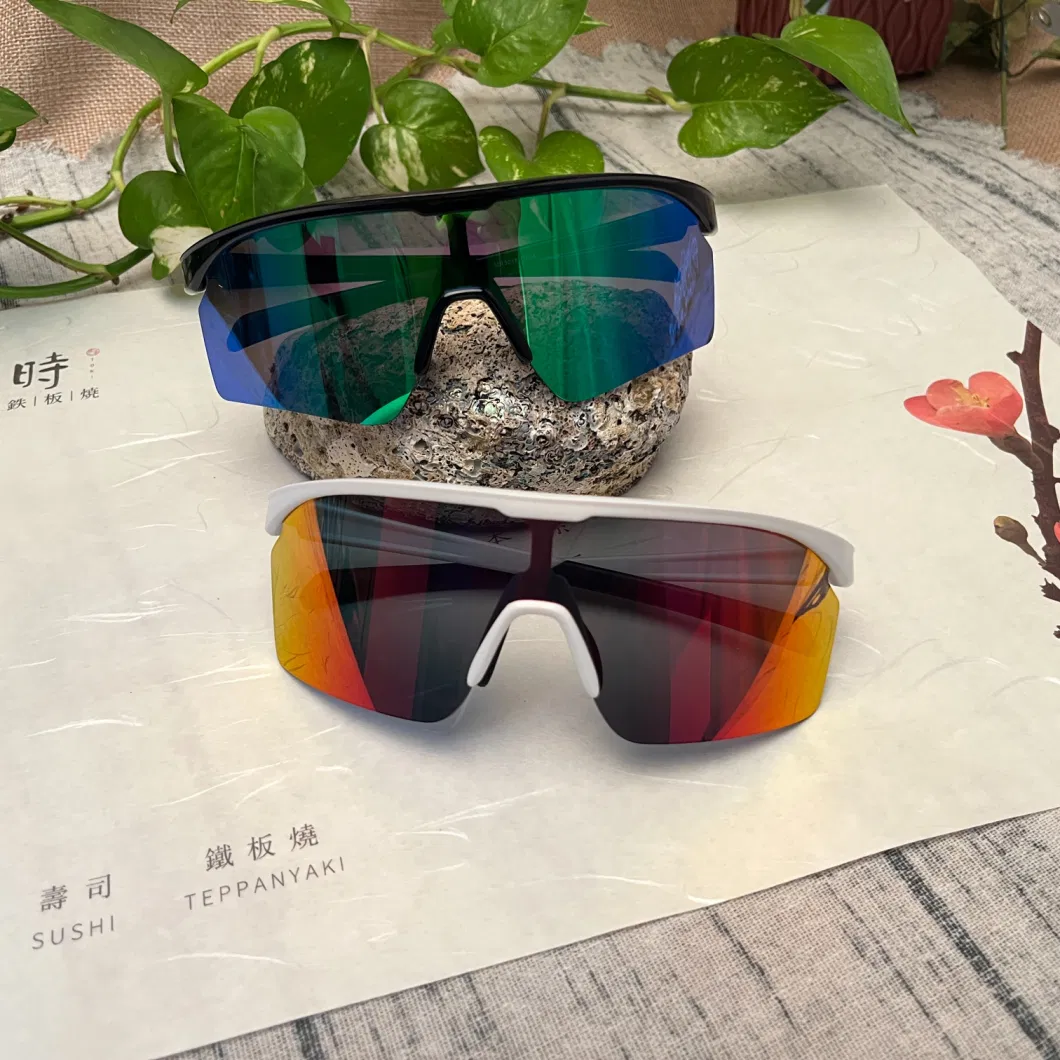 Factory Wholesale Custom Unisex Bike Cycling Glasses UV400 Outdoor Sports Sunglasses