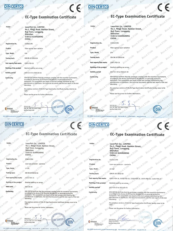 High Optical Density of Diode Laser and ND: YAG Laser Safety Goggles & Laser Shielding Eyewear (800-1700nm)